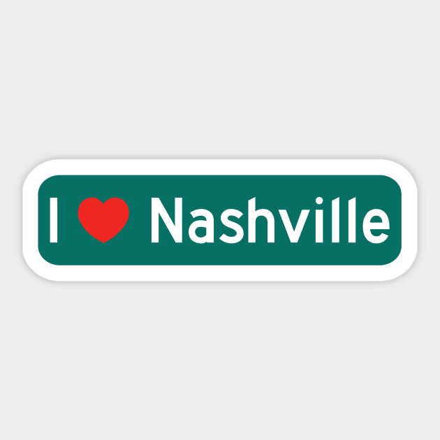 I Love Nashville! Sticker by MysticTimeline